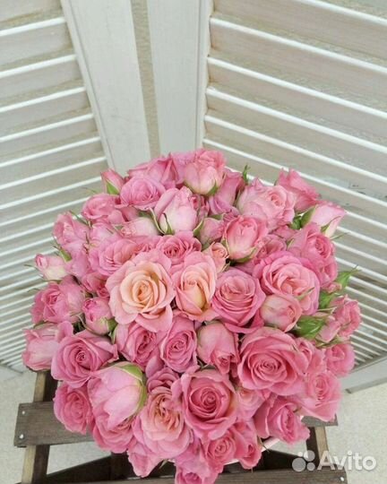 Цветы розы букет