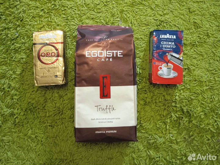 Кофе зерно Egoiste Truffle 1кг и Lavazza