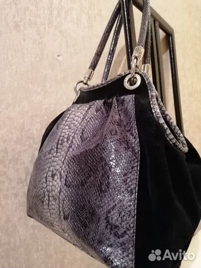 Сумка натуральная кожа черный новая