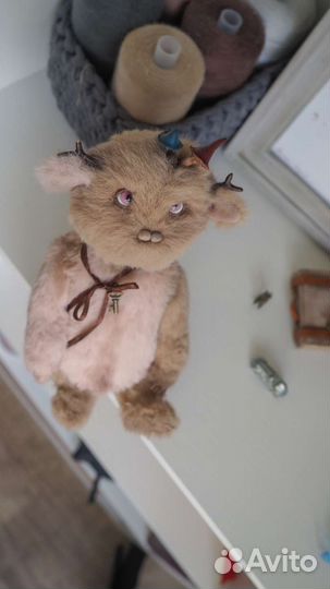 Игрушка тедди ручной работы