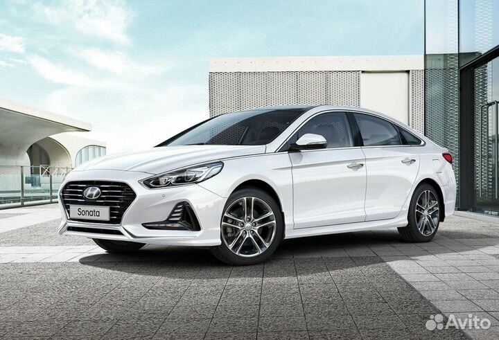 Стекло фары Hyundai Sonata LF 2017 - 2019