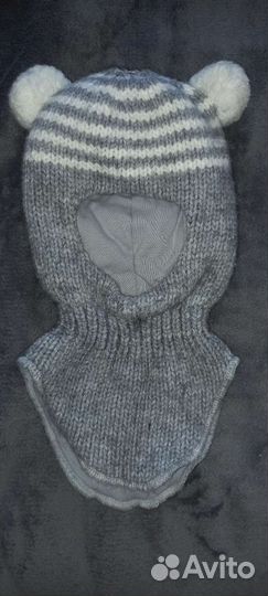 Шапка шлем зимняя