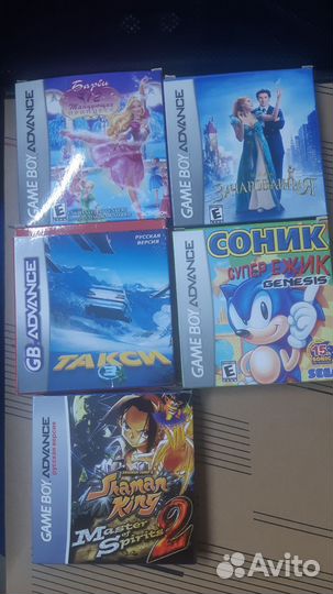 Картриджи для Game boy advance. Цена окончательная