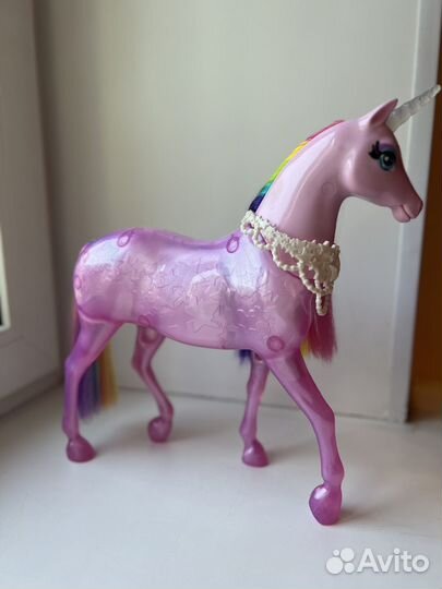 Набор игровой Barbie кукла и Радужный единорог