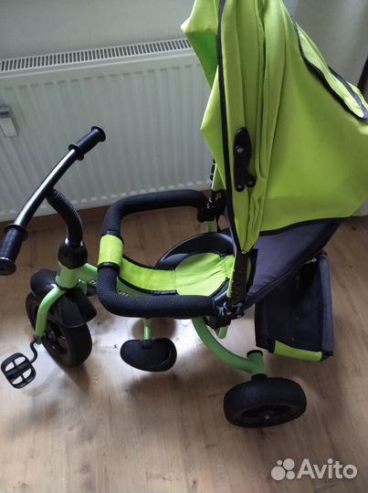 Велосипед коляска с ручкой