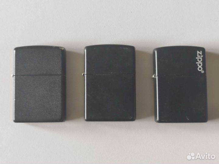 Зажигалка Zippo 218 Regular Black Matte и 218ZL