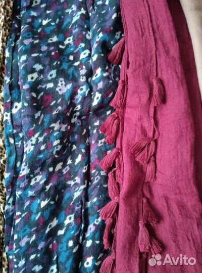 Палантины шарфы снуды б/у пакетом