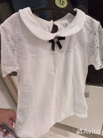 Школьные блузки для девочки 134