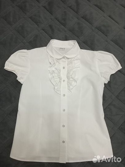 Блузка белая школьная