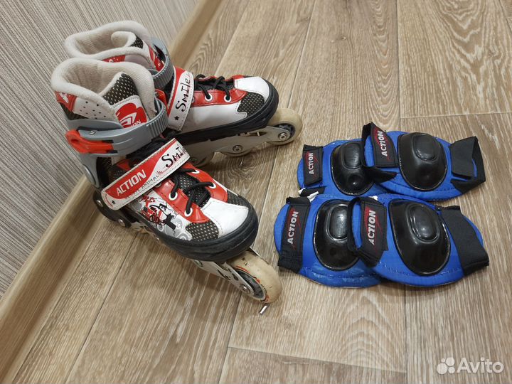 Роликовые коньки раздвижные 28-31