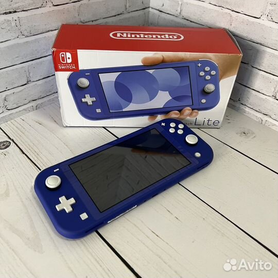 Новый Nintendo Switch Lite 32 Gb Синий
