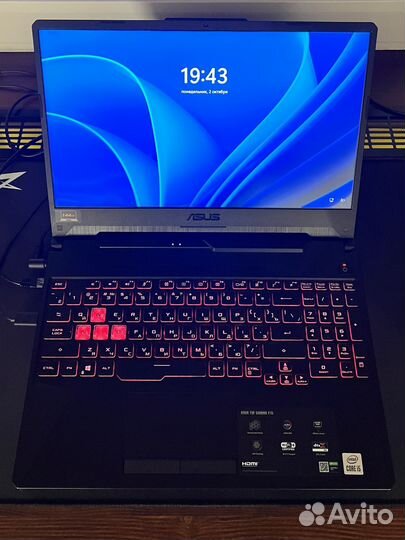 Игровой ноутбук asus TUF Gaming f15