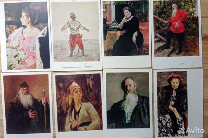 Илья Ефимович Репин, 74 открытки, 50-70е годы