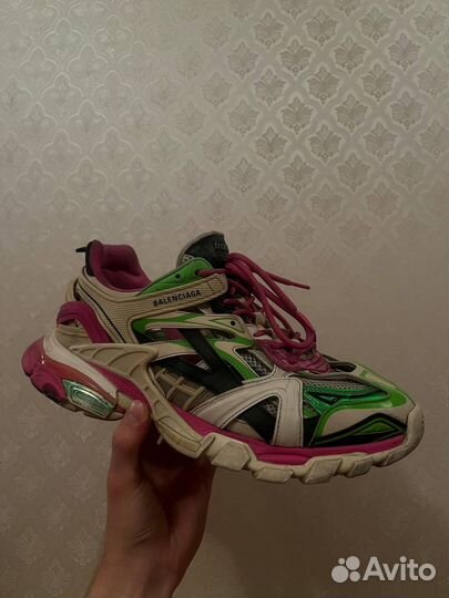 Balenciaga track 2 green pink