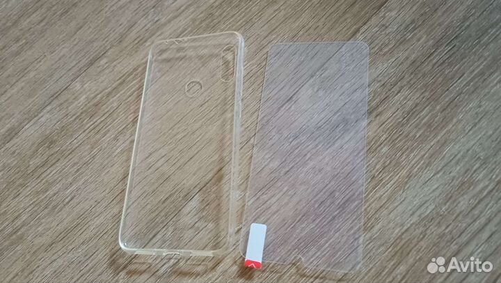 Чехол на xiaomi Redmi note 7 с защитным стеклом
