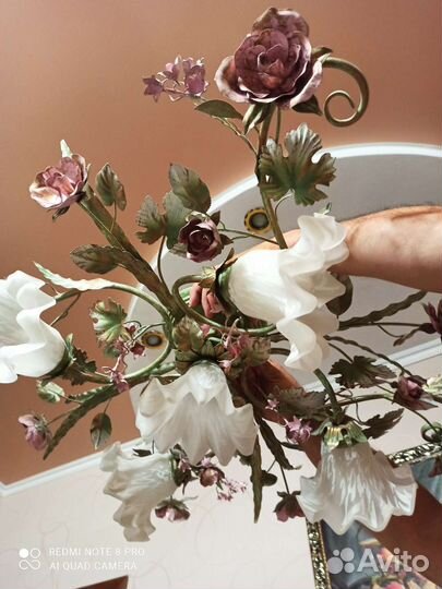 Люстра потолочная италия бу