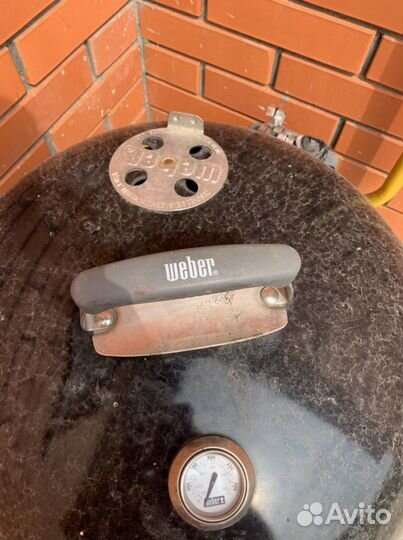 Угольный гриль weber бу