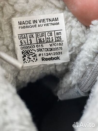 Ботинки reebok осенние