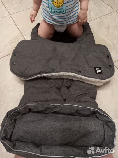 Теплый конверт в коляску Ми Ми Ми