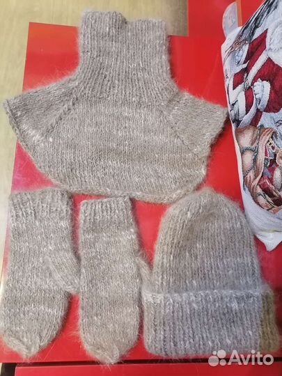 Комплект шапка, шарф