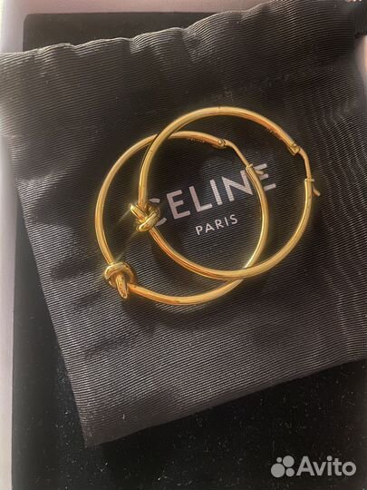 Серьги celine оригинал