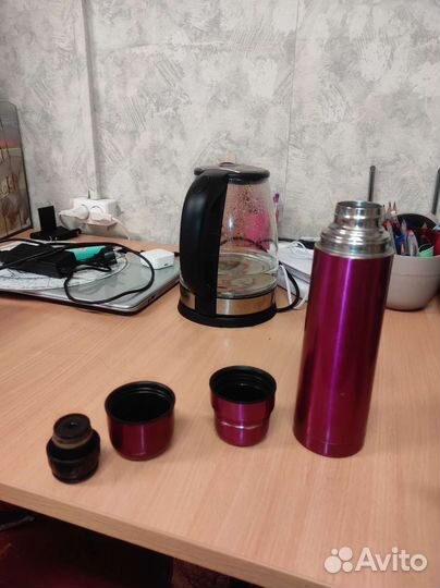 Термос 0.5 л розовый