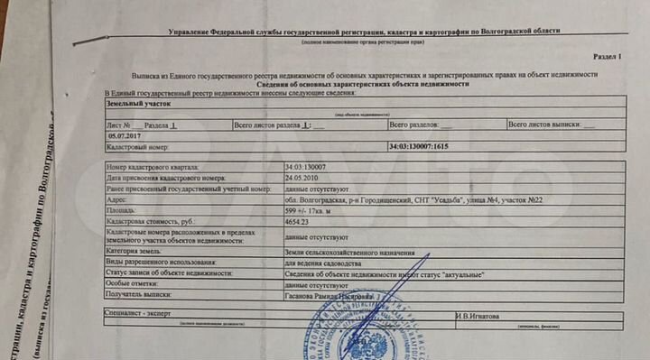 Участок 5 сот. (СНТ, ДНП)