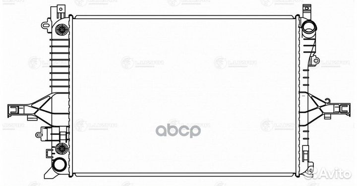 Радиатор охл. для а/м Volvo S60 (00) /S80 (98) AT