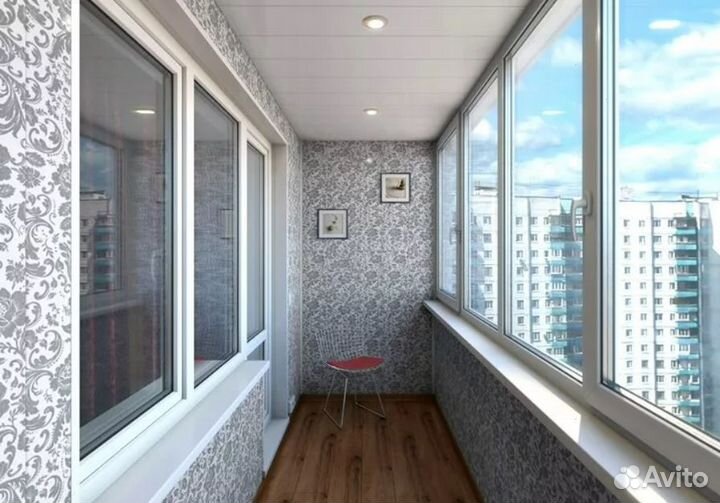 Окна на балкон теплое