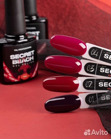 Гель лаки Secret beach, TNL 10 мл