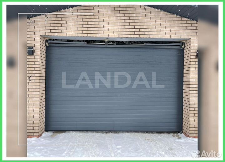 Секционные подъёмные гаражные ворота