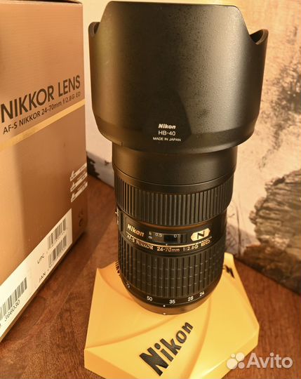 Объектив Nikon AF-S nikkor 24–70 mm f/2.8G ED