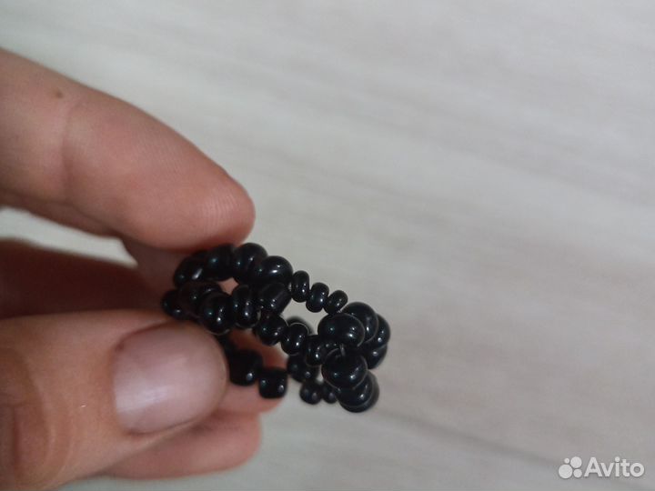 Кольцо из бисера