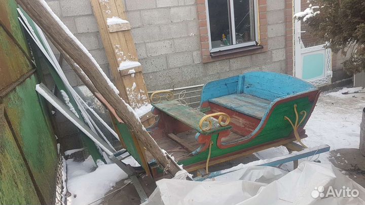 Сани старинные настоящие