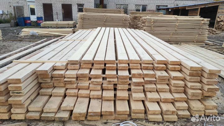 Доска обрезная сосна