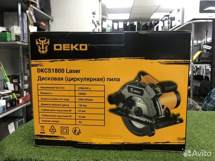 Циркулярная пила Deko dkcs1800 Laser