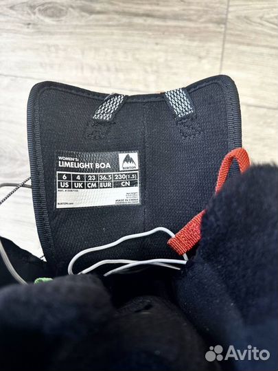 Ботинки для сноуборда женские burton Boa 35-36р