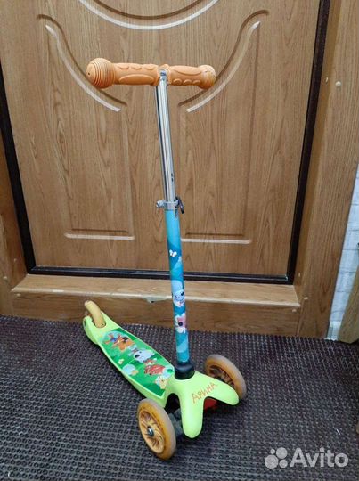 Самокат детский трехколесный б/у