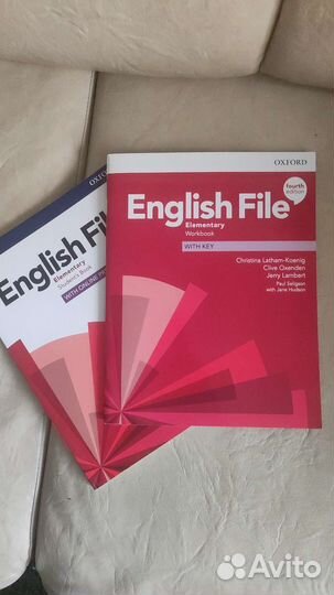 English File, Учебник и тетрадь по английскому