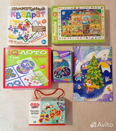 Развивающие игрушки на разный возраст