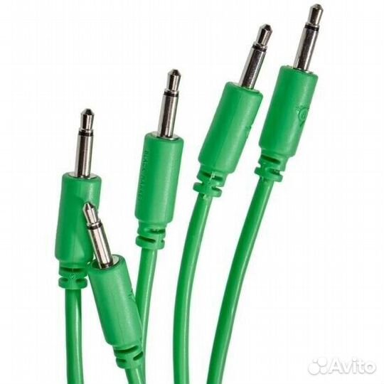 Black Market Modular patchcable 5-Pack 9 cm green