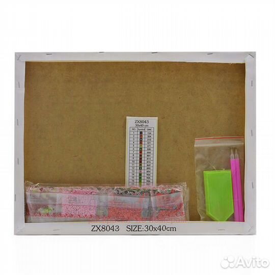 Алмазная мозаика 30x40 Пресвятая Богородица Владим