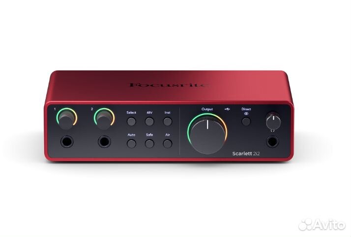 Аудиоинтерфейс Focusrite Scarlett 2i2 4th Gen