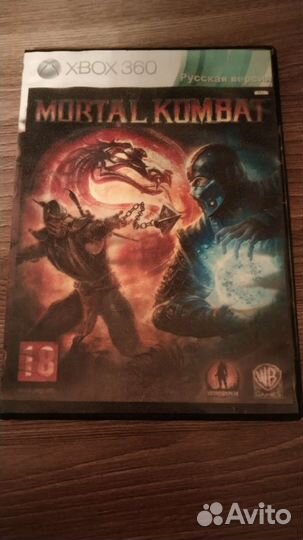Продаю диск mortal kombat русская на xbox360