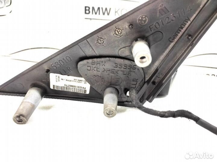 Зеркало правое (серебристое) рест. BMW E60