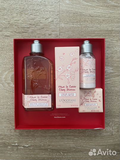 L'Occitane Вишневый цвет оригинал набор