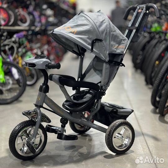 Велосипед трехколесный с ручкой