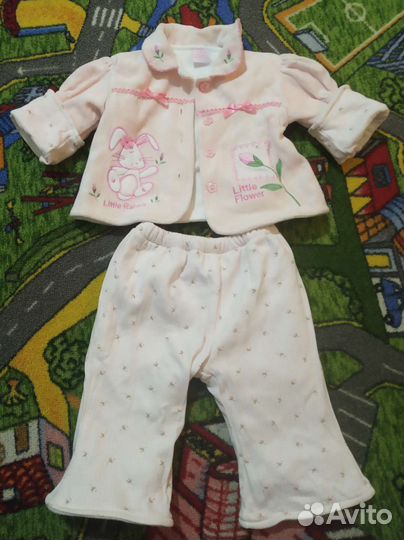 Теплый костюм на девочку