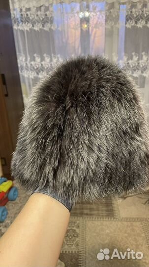 Шапка песцовая женская