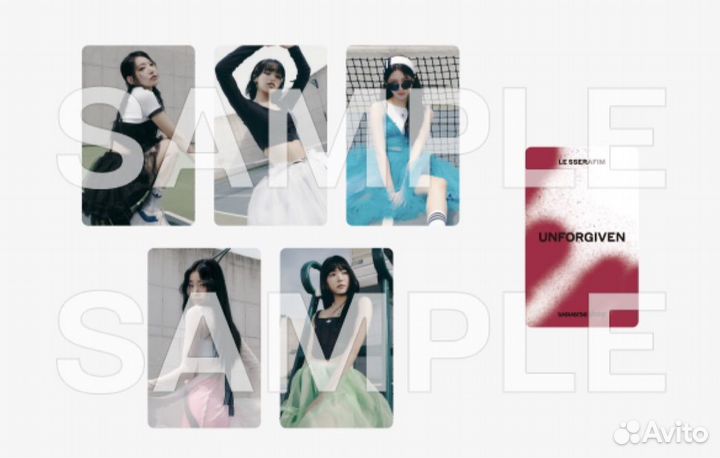 Предзаказ японских альбомов LeSserafim по мемберам